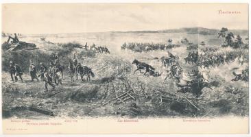 Raclawice, Smoniowice / Battle of Racławice s: Wojciech Kossak, Jan Styka - 8 pre-1945 3-tiled unfol...