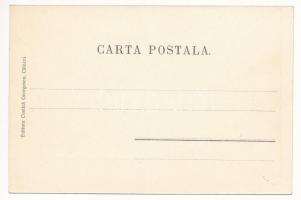 Caineni, Debarcarea Trenului din Bucuresti in Gara. Fotografia S. Fuchs Pitesti / train from Buchare...