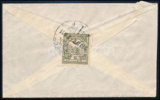 1910 gróf Apponyi Albert (1846-1933) autográf írással megcímzett levélborítékja