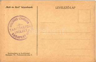 Hermann Struck. Múlt és Jövő képeslapok, Judaika / Jewish artist. Hungarian Judaica + "Budapest...