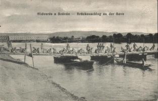 Száva Military-bridge