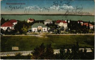 1925 Balatonszemes, Szemes; látkép, nyaralók, villák (EK)
