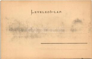 Badacsony a kikötőről. Mérei Ignác kiadása (szakadás / tear)