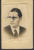 1936 A Magyar Királyi Folyam- és Tengerhajózási Részvénytársaság fényképes igazolójegye