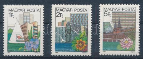 1983 Gyógy- és üdülőhelyek sor matt papíron (10.000) / Mi 3647-3649 on matt paper