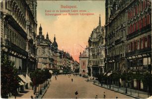 1913 Budapest V. Eskü út és Kossuth Lajos utca