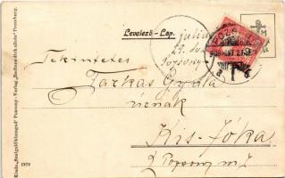 1908 SMS Szamos a Császári és Királyi Haditengerészet monitorja Pozsonyban. Dunaflottilla, Szolgáld ...