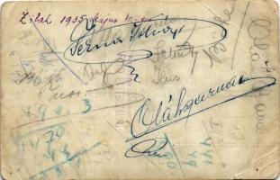 Zilah, Zalau; Román fiatalok csoportja 1935 május 10-én egy hónappal a Wesselényi szobor eltávolítás...