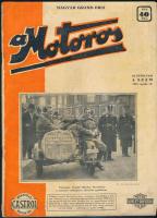 1931 A Motoros, Magyar Grand Prix III. évfolyam 4. szám, szakadással, 20p