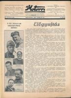 1931 A Motoros, Magyar Grand Prix III. évfolyam 4. szám, szakadással, 20p