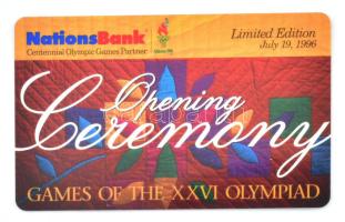 1996 Atlanta, 14 db belépőjegy az olimpia különböző versenyszámaira + limitált kiadású olimpiai tele...