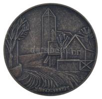 Kósa István (1953-) 1997. A németajkú kitelepítettek emlékére - Dunabogdány / 1947-1997 ezüstpatinázott bronz emlékérem (50mm) T:AU