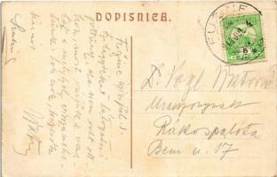 1914 Fuzine, Fusine; railway bridge / vasúti híd