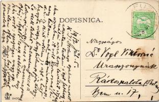 1912 Fuzine, Fusine; railway bridge / vasúti híd. A. Gomercic