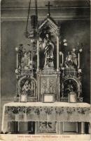 1916 Topolya, Bácstopolya, Backa Topola; Iskola nénék intézete, belső, főoltár / girl school interior, main altar (EK)