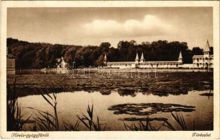 1940 Hévíz-gyógyfürdő, Tórészlet