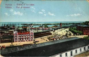 1914 Odesa, Odessa; Port et douane / port and customs (EK)