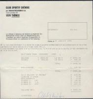 1999 Esterházy Márton aláírása névre szóló Wimbledoni Tenisz Bajnokság belépőjegyen