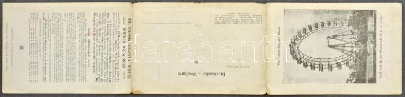 Wien, Vienna, Bécs; Gruss vom Wiener Riesenrade im k.k. Prater, Fernsicht über Wien vom Riesenrade /...