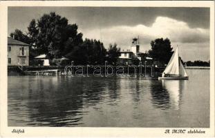 1940 Siófok, A MAC clubháza, vitorlás