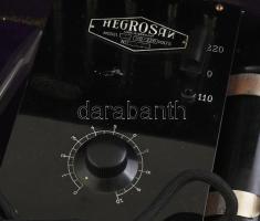 Hegrosan német elektromos izomstimulátor komplett készülék, különböző üveg csövekkel, dobozában, Nem...