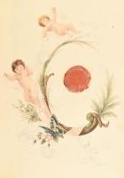 1893 Nagyságos bellusi Baross Jusztin vármegyei alispán urnak a Trencsén Vármegyei Kör- és Községjeg...