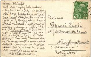 1915 Wien, Vienna, Bécs XVIII. Pötzleinsdorf (EK)