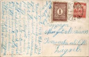 1924 Macska fürdetés / Cats bathing. T.S.N. Serie 1727. (6. Dess) s: Arthur Thiele