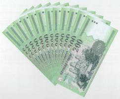 2006. 200Ft (12x) sorszámkövetők T:UNC Adamo F53F