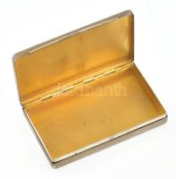 Ezüst (Ag) cigarettatárca, jelzett 65 g 8x5 cm