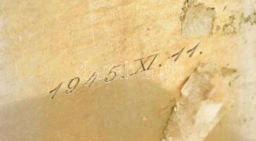 Ezüst (Ag) cigarettatárca, virágos mintával jelzett 128 g 9x7,5 cm