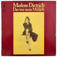 Marlene Dietrich - Das War Mein Milljöh, Vinyl, LP, Album, Magyarország 1974 (VG+)