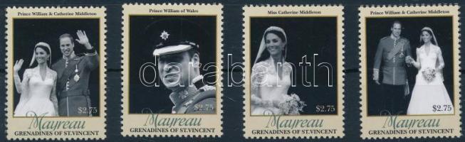 2011 Vilmos herceg és Kate Middleton esküvője sor Mi 113 -116