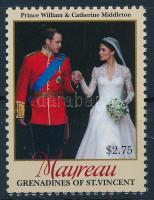 The wedding of Prince William and Kate Middleton stamp, Vilmos herceg és Kate Middleton esküvője bélyeg