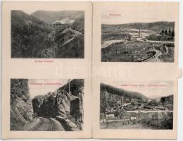 Oravica, Oravita; Album Oravica és vidékéről. Weisz Félix kiadása 9345/906. - 6-részes kinyitható ké...