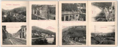 Oravica, Oravita; Album Oravica és vidékéről. Weisz Félix kiadása 9345/906. - 6-részes kinyitható ké...