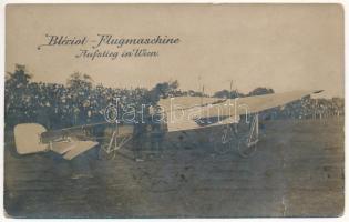 1915 Wien, Vienna, Bécs; Blériot Flugmaschine, Aufstieg / take off of Blérit aircraft. photo (Rb)