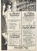 cca 1935 Sex Appeal és Mon Paris mes amours háború előtti erotikus képes magazin 4 száma, jó állapot...