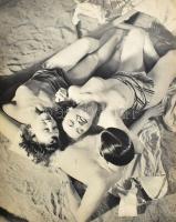 cca 1935 Sex Appeal és Mon Paris mes amours háború előtti erotikus képes magazin 4 száma, jó állapot...