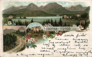 1899 Csorbafürdő litho (Rb)