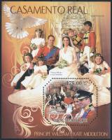 2011 Vilmos herceg és Kate Middleton esküvője blokk Mi 490