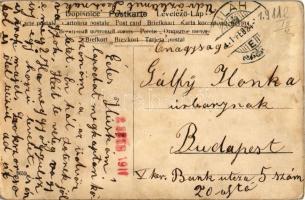 1911 Szexi erotikus Krampusz hölgy / Sexy erotic Krampus girl s: Simunek (kopott sarkak / worn corne...