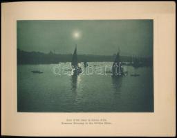 cca 1920 Konstantinápoly képes album 16 képpel 24x16 cm / Album of Istanbul