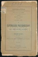 Békefi Remig: A rabszolgaság Magyarországon az Árpádok alatt. Értekezések a történeti tudományok köréből XIX. köt. 4. sz. Bp., 1901, MTA, (2) p. + 85-123 p. Kiadói papírkötés, erősen sérült borítóval, egy-két lap kissé sérült.