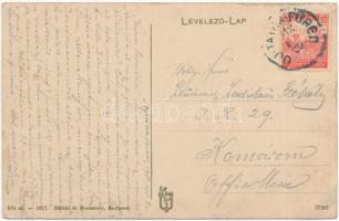 1918 Tátra, Magas-Tátra, Vysoké Tatry; Csorba-tó, villamos / Strbské Pleso / lake, tram (EB)