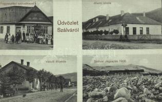 Szálva with railwaystation (Rb)
