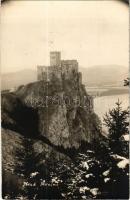 Sztrecsnó, Sztrecsény, Strecno; Ruine Sztrecsno a. d. Waag / Povazie, Hrad Strecno / Sztrecsnó vára a Vágvölgyben / castle ruins in the Váh valley. Foto Vyvozil (Turc. Sv. Martin) photo