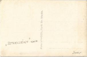 Sztrecsnó, Sztrecsény, Strecno; Ruine Sztrecsno a. d. Waag / Povazie, Hrad Strecno / Sztrecsnó vára ...