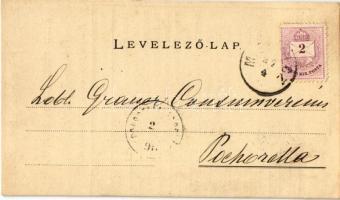 1890 (Vorläufer) Miskolc, A borsod-miskolczi gőzmalom részvény-társaság netto árjegyzéke, reklám. Fo...