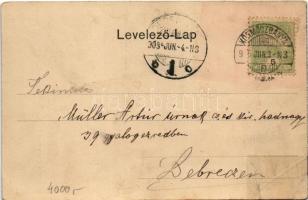 1905 Körmöcbánya, Kremnitz, Kremnica; Városi tó. Ritter Lipót kiadása / lake (r)